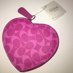 Coach Brand Heart Coin Purse